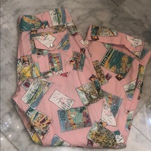 Vintage Patterned Trousers